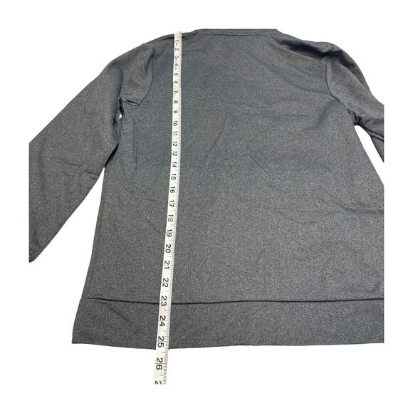 Adidas Track Jacket Boys Large (14/16) Gray 100% Polyester Performance Full-Zip - Picture 7 of 8